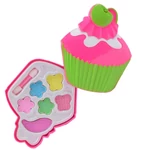 Kép 2/5 - Smink készlet muffin tárolóban