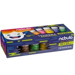 Kép 1/2 - Nebulo: Színes tempera készlet 25ml-es tégelyben 12 db-os szett