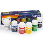 Kép 2/2 - Nebulo: Színes tempera készlet 25ml-es tégelyben 6 db-os szett