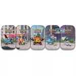 Kép 1/5 - Pokémon TCG: Lumiose City Mini Tin gyűjtői kártyacsomag fém tárolóban többféle változatban 1db