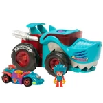 Kép 2/4 - T-Racers: Óriás kék cápajárgány figurával