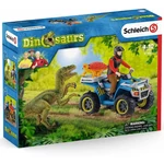 Kép 1/3 - Schleich: Menekülés quaddal a Velociraptor elől szett (41466)