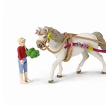 Kép 3/5 - Schleich: Horse Club – Kocsi lovasbemutatóhoz piknikkel játékszett (42467)