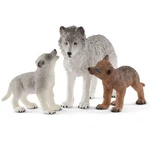 Kép 2/2 - Schleich: Wild Life – Farkas anya kölykökkel figura szett (42472)