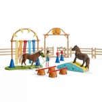 Kép 2/4 - Schleich: Farm World – Póni ügyességi edzés szett (42481)