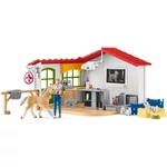Kép 3/3 - Schleich: Farm World – Állatorvosi rendelő csikóval és háziállatokkal (42502)