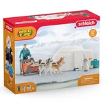 Kép 2/3 - Schleich: Wild Life – Antarktiszi expedíció játékszett figurákkal és kutyaszánnal (42558)