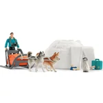 Kép 3/3 - Schleich: Wild Life – Antarktiszi expedíció játékszett figurákkal és kutyaszánnal (42558)
