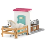 Kép 3/4 - Schleich: Horse Club – Lóistálló játékszett (42569)