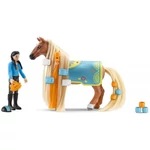 Kép 3/3 - Schleich Horse Club: Sofia's Beauties – Kim és Caramelo lova fésülhető sörénnyel kezdő készlet (42585)