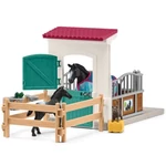 Kép 2/3 - Schleich: Horse Club – Lovas box kancával és csikóval játékszett (42611)