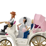 Kép 3/4 - Schleich: Horse Club – Esküvői hintó szett (42641)