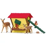 Kép 2/5 - Schleich: Farm World – Erdei állatok etetője játékszett (42658)