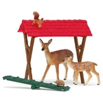 Kép 5/5 - Schleich: Farm World – Erdei állatok etetője játékszett (42658)