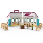 Kép 2/4 - Schleich: Horse Club – Szétnyitható istálló lovakkal játékszett (42703)