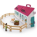Kép 3/4 - Schleich: Horse Club – Szétnyitható istálló lovakkal játékszett (42703)
