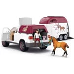 Kép 4/6 - Schleich: Horse Club – Mobil állatorvos pótkocsival játékszett (42704)