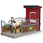 Kép 2/2 - Schleich: Farm World – Istálló box Mustang ló figurával játékszett (42724)