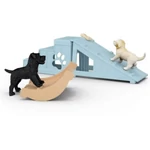 Kép 4/4 - Schleich: Farm World Kiskutyák játszóház játékszett (42763)