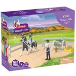 Kép 1/6 - Schleich: Horse Club Kim lovaglóedzése játékszett (42799)