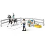 Kép 3/6 - Schleich: Horse Club Kim lovaglóedzése játékszett (42799)