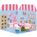 Kép 3/4 - Hello Kitty Flower Café figura matricázható házzal – Comansi