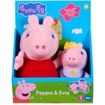 Kép 1/2 - Peppa malac és Evie 2db-os plüssfigura szett