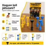 Kép 3/5 - Tossit Starter Pack kék-sárga szilikon tapadókorongos darts társasjáték