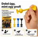 Kép 4/5 - Tossit Starter Pack kék-sárga szilikon tapadókorongos darts társasjáték