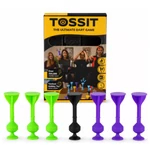 Kép 1/5 - Tossit Starter Pack lila-zöld szilikon tapadókorongos darts társasjáték