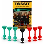 Kép 1/5 - Tossit Starter Pack piros-türkiz szilikon tapadókorongos darts társasjáték