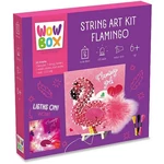 Kép 1/3 - WowBox: Led Fény Fonalkép - Flamingó