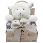 Kép 1/2 - SweetDreams: Takaró és plüss bárány fehér színben