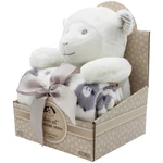 Kép 2/2 - SweetDreams: Takaró és plüss bárány fehér színben