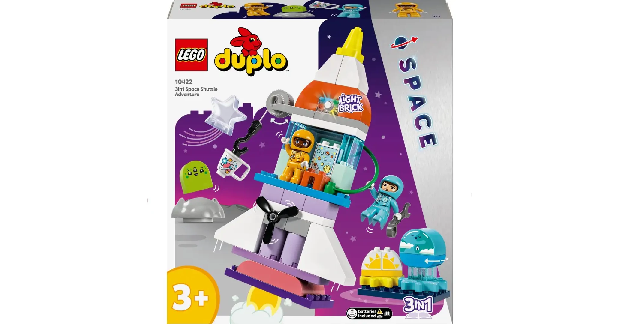 LEGO DUPLO® 3 az 1-ben űrsikló kaland (10422)