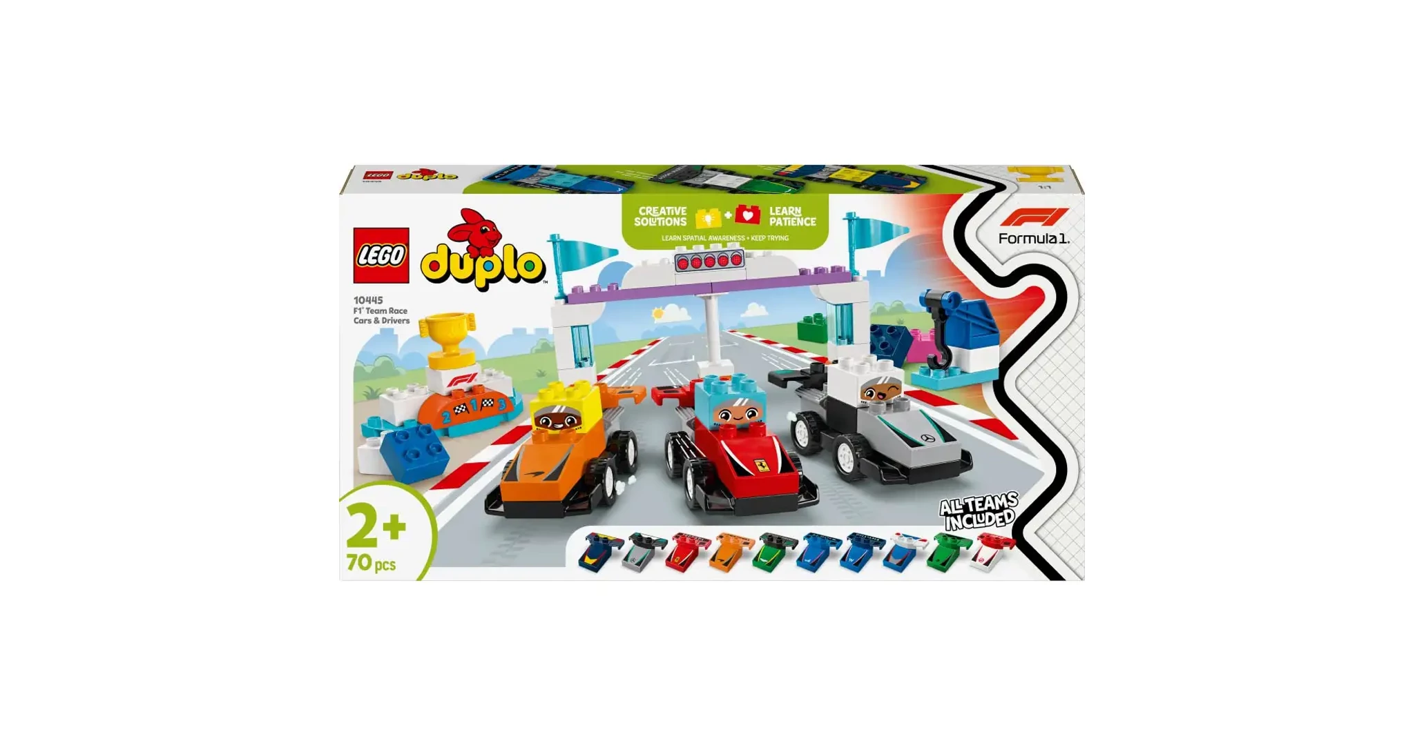 LEGO DUPLO®: F1® versenyautók és pilóták (10445)