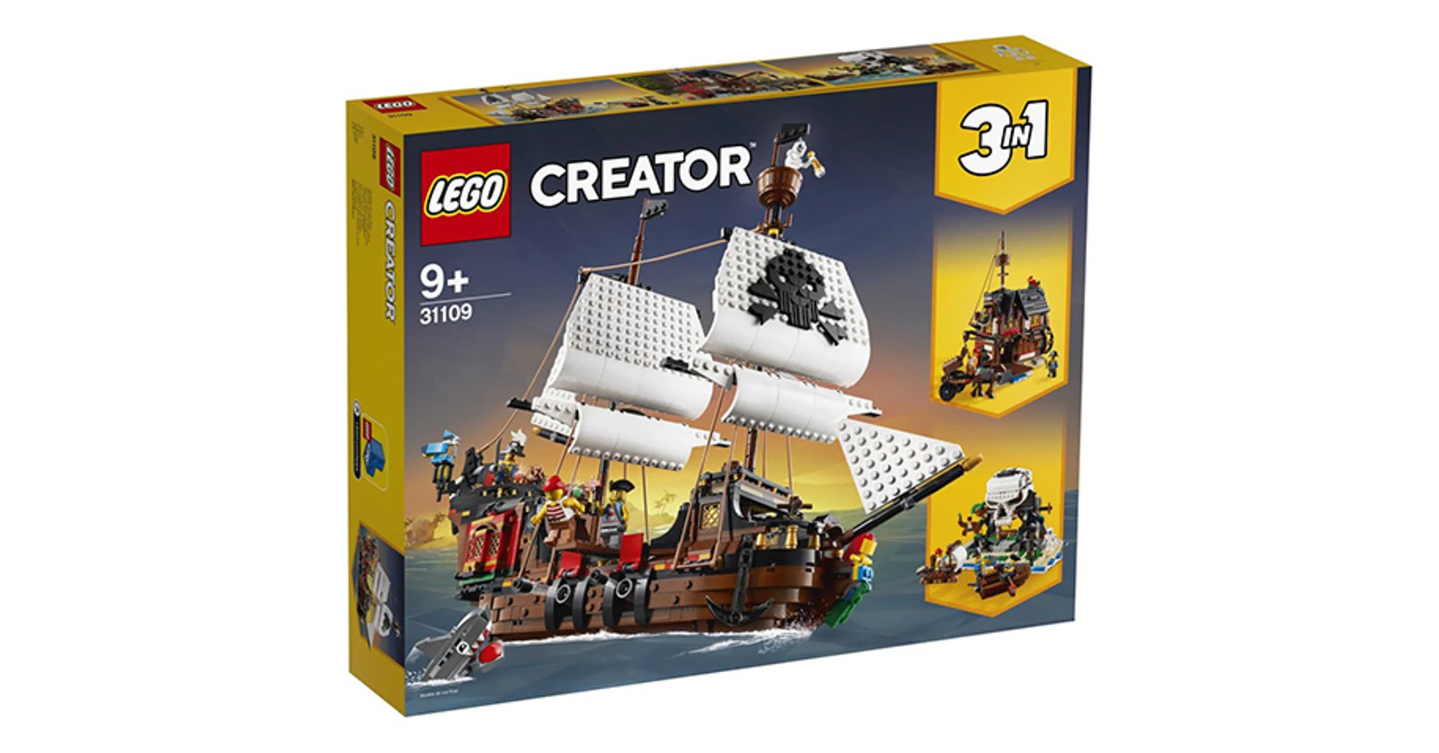 LEGO Creator: Kalózhajó 3 az 1-ben (31109)