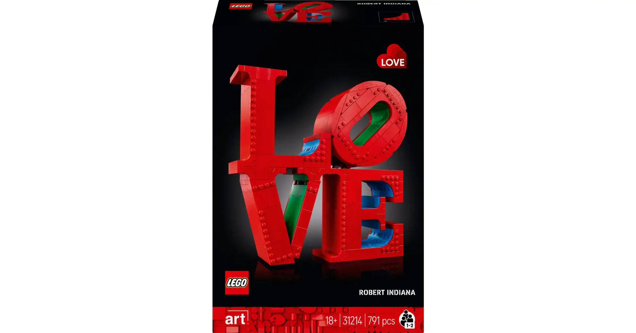 LEGO ART: LOVE dekorációs felirat (31214)
