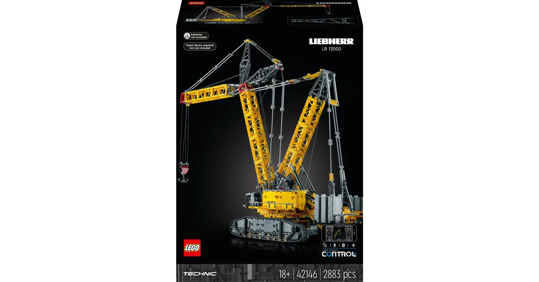 LEGO Technic: Liebherr LR 13000 lánctaplas daru (42146)