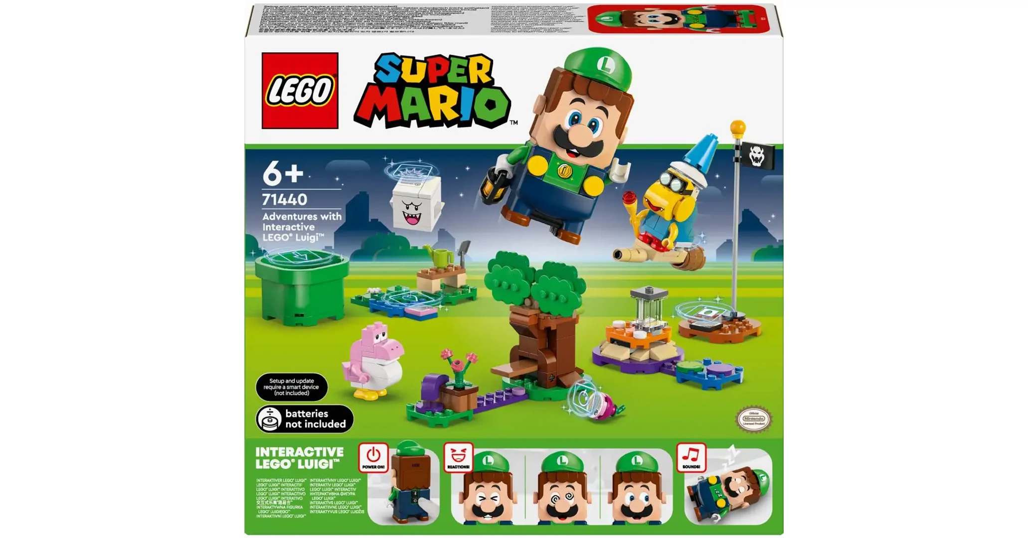 LEGO Super Mario™: Kalandok az interaktív Luigi figurával (71440)