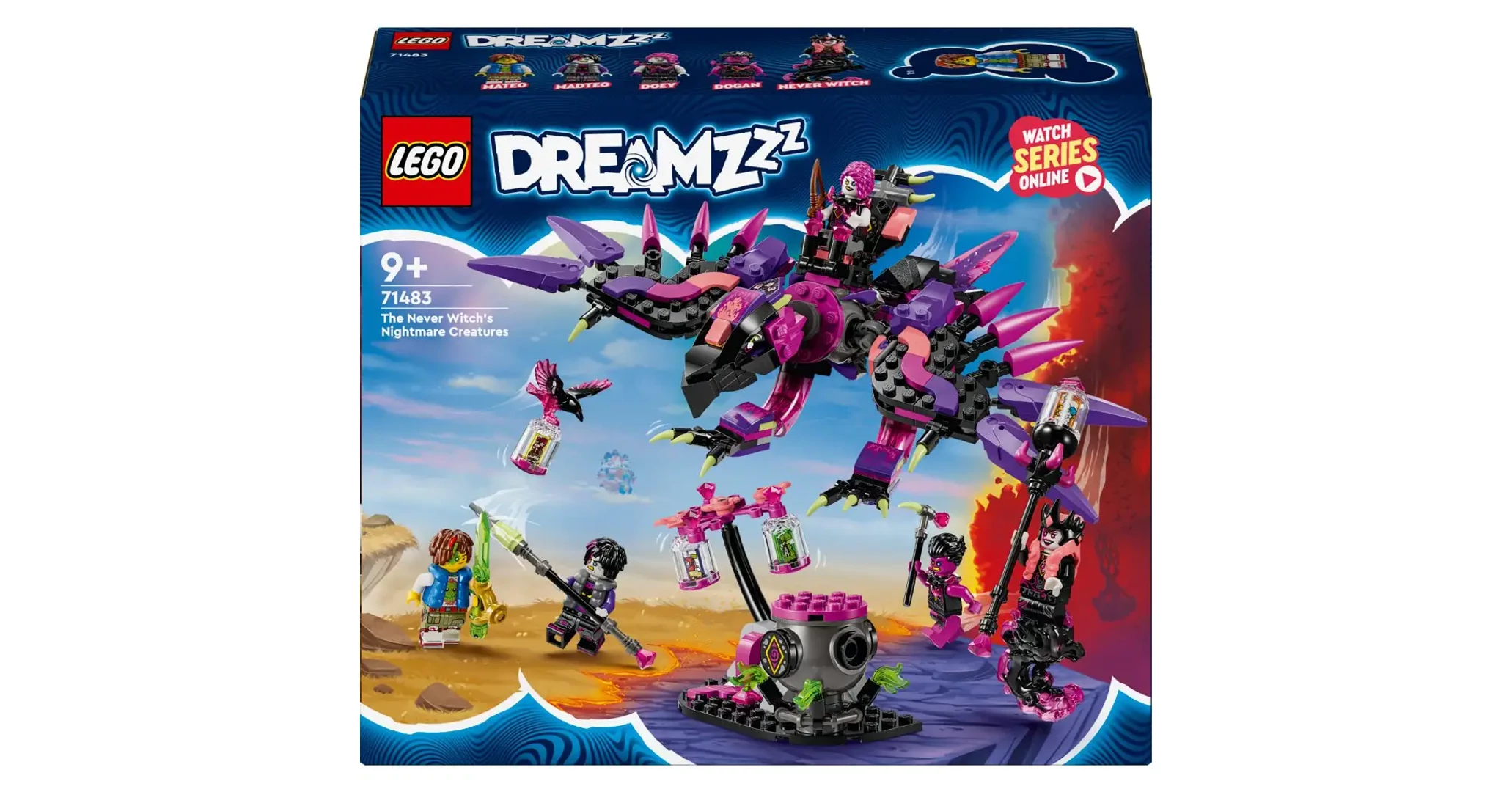 LEGO DREAMZzz: A sötét boszorkány rémálomlényei (71483)