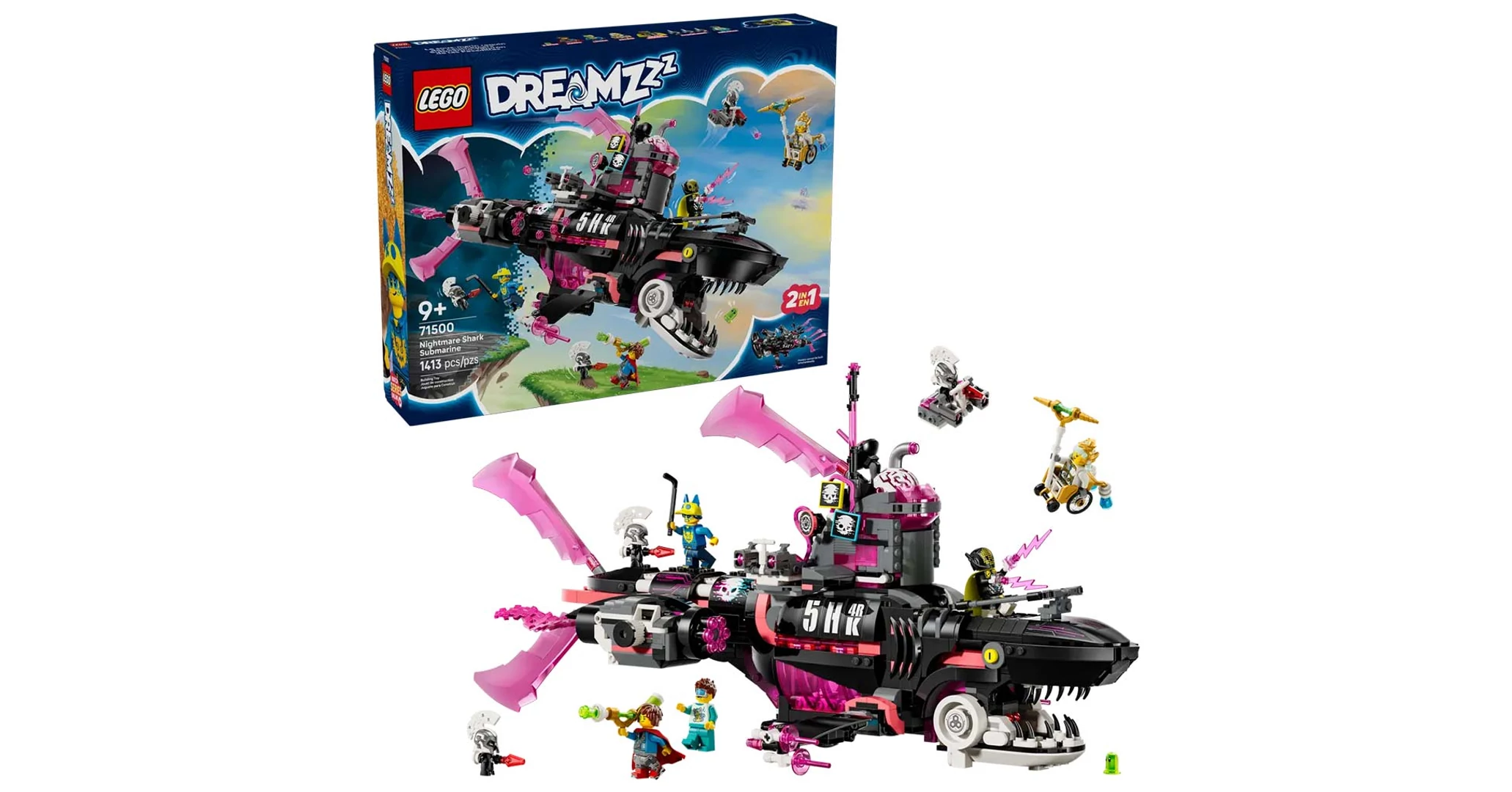 LEGO DREAMZzz: Rémálom cápa-tengeralattjáró (71500)