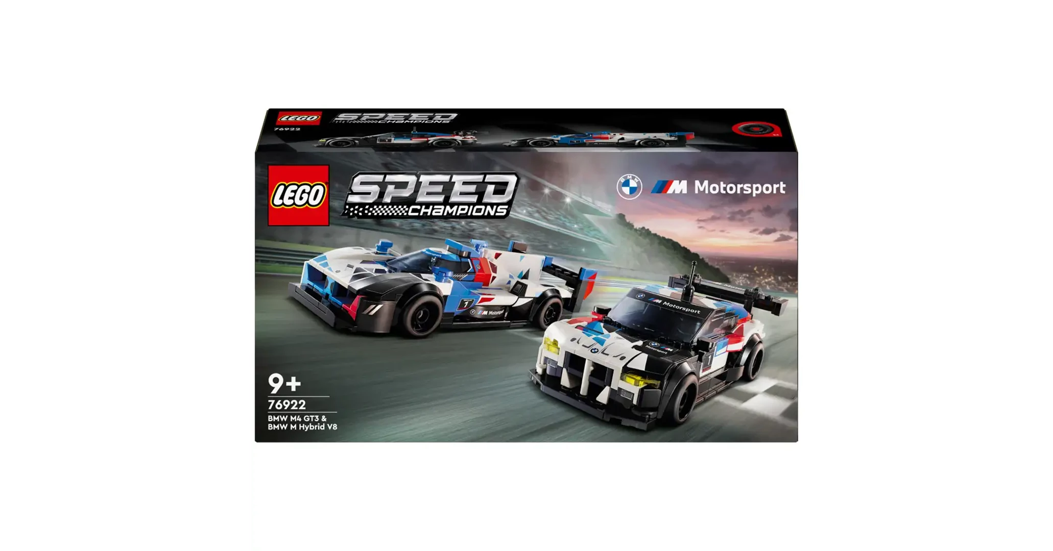 LEGO Speed Champions: BMW M4 GT3 & BMW M Hybrid V8 versenyautók (76922)
