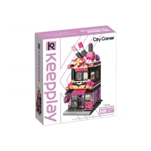 QMAN® C0103 Keeppley | kompatibilis építőjáték lányoknak | 348 db építőkocka | Szépségház