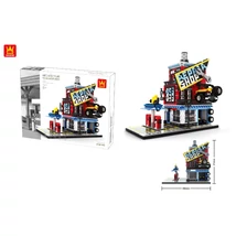 WANGE® 6314 | kompatibilis építőjáték | 2120 db építőkocka | Autószervíz – USA