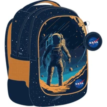 Luna: NASA lekerekített 3 rekeszes iskolatáska, hátizsák 32×18×43 cm