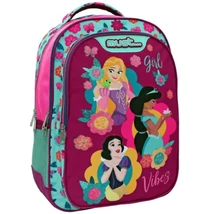 Must: Disney Hercegnők lekerekített ergonomikus iskolatáska, hátizsák 32×18×43 cm