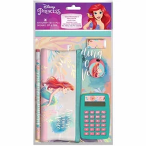 Luna: Disney Hercegnők – Ariel írószer szett számológéppel 6 db-os csomag
