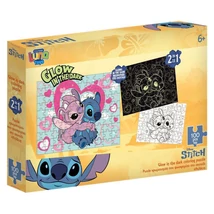 Luna: Disney Stitch 100 db-os sötétben világító puzzle