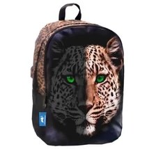 Animal Planet lekerekített leopárdos iskolatáska, hátizsák 32×15×45 cm